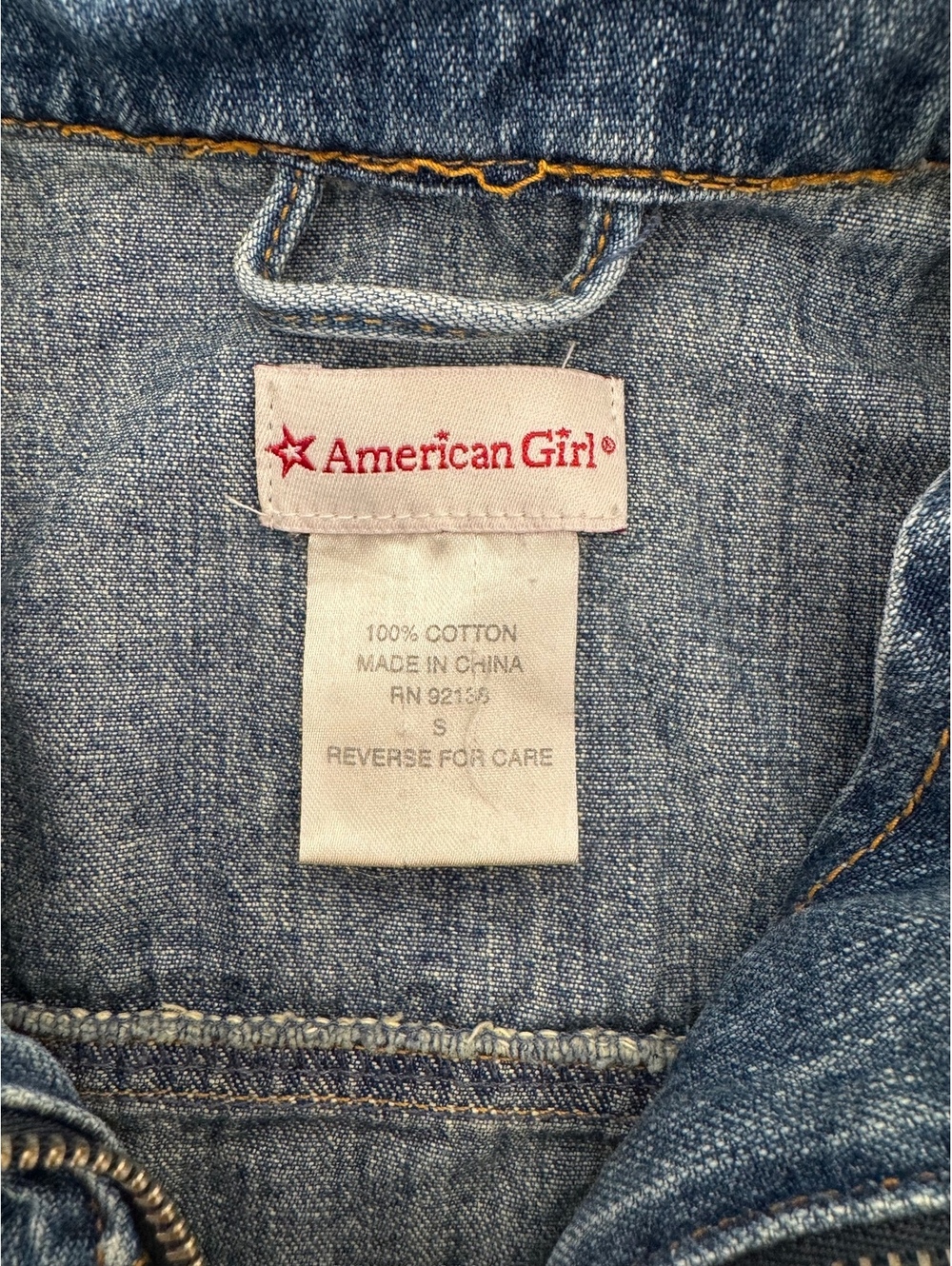 American Girl Youth Denim Jacket - Picture 6 of 7